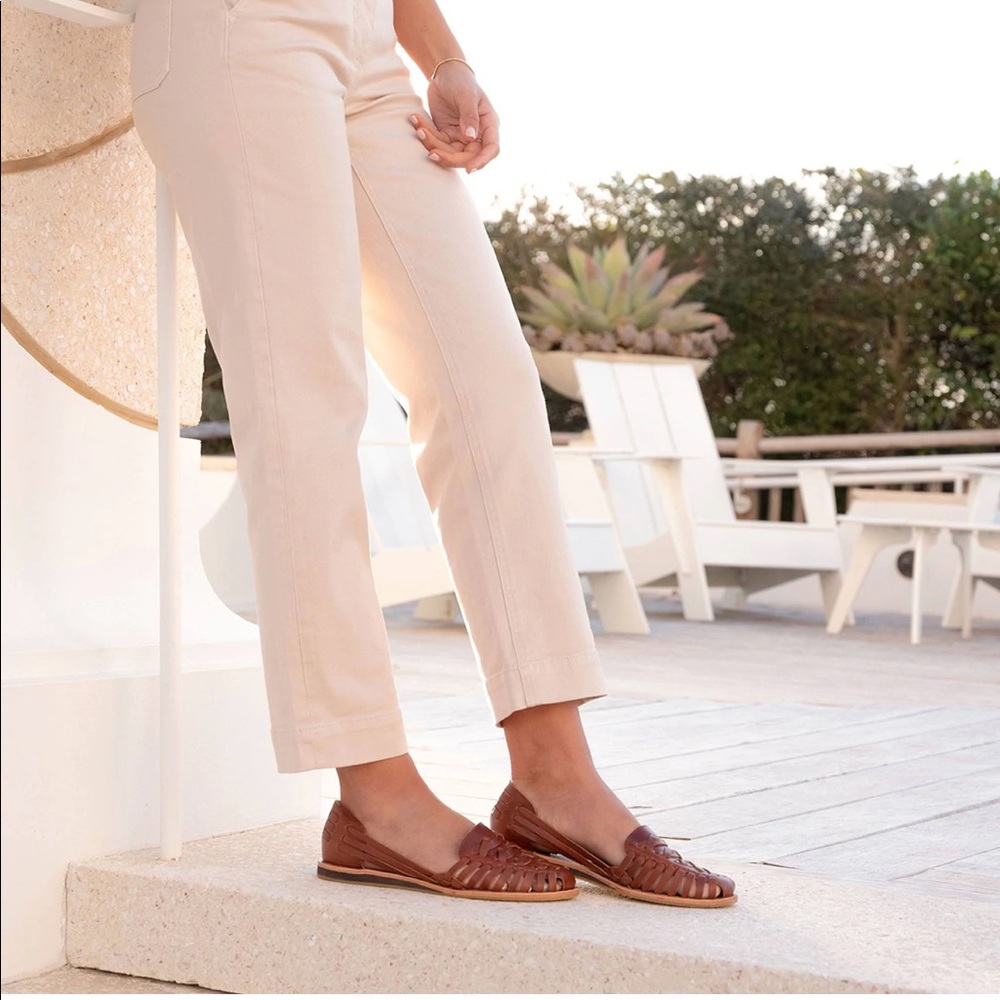 Nisolo Women’s Huarache Sandal in Brandy
